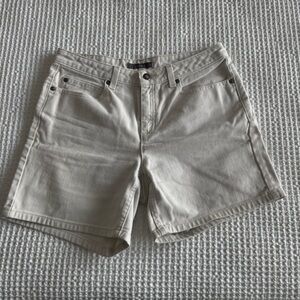 Mid Length Denim Shorts